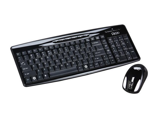 Pixxo KA-9E9E Black RF Wireless Keyboard