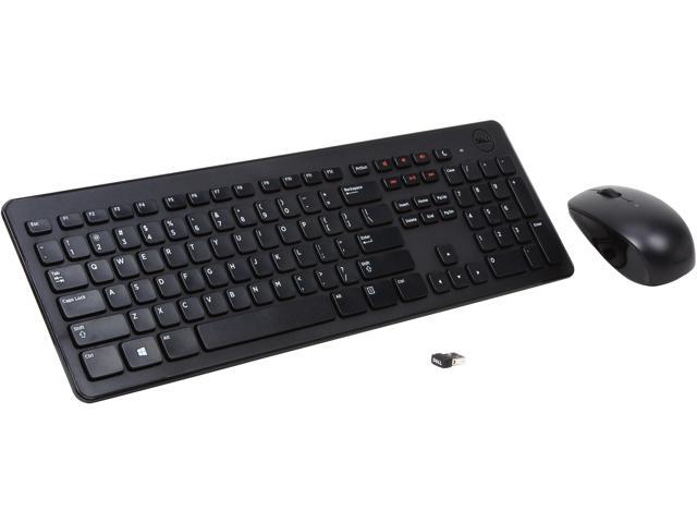 DELL KM632 469-2458 Black RF Wireless Keyboard and Mouse