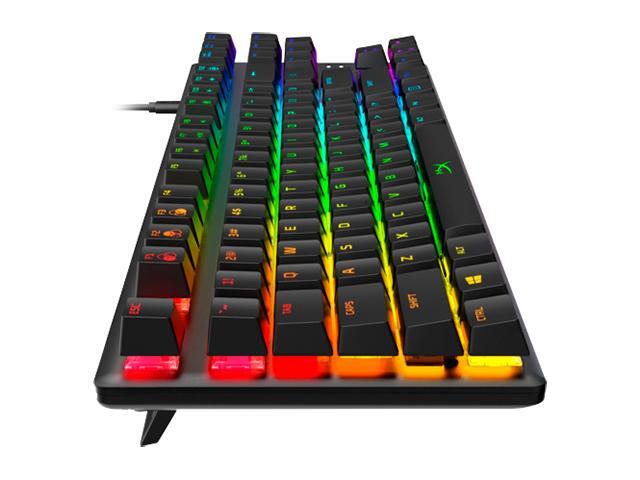 HyperX - Alloy Origins Core TKL Wired Mechanical Tactile Aqua Switch Gaming Keyboard with RGB Back Lighting - Black - image 5