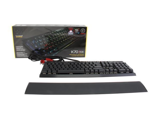 Corsair Gaming K70 RGB Mechanical Gaming Keyboard - Cherry MX Red Switches