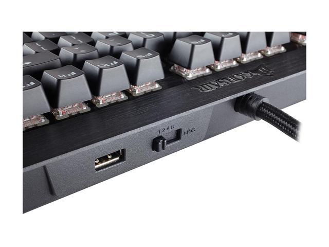 Corsair Gaming K70 LUX RGB Mechanical Gaming Keyboard Cherry MX RGB Red (CH-9101010-NA)