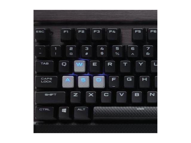 Corsair Gaming K70 LUX Mechanical Keyboard Backlit BLUE LED Cherry MX Red (CH-9101030-NA)