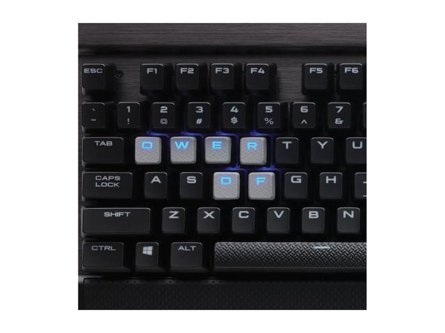 Corsair Gaming K70 LUX Mechanical Keyboard Backlit BLUE LED Cherry MX Red (CH-9101030-NA)