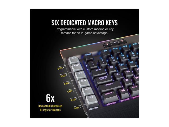 Corsair K95 RGB PLATINUM Mechanical Gaming Keyboard, Cherry MX Speed, Backlit RGB LED, Gunmetal