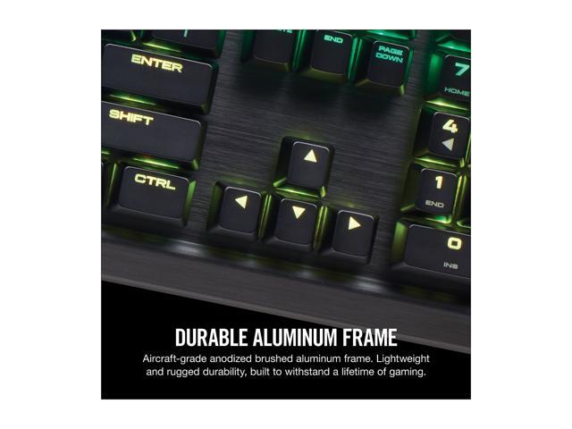 Corsair K95 RGB PLATINUM Mechanical Gaming Keyboard, Cherry MX Speed, Backlit RGB LED, Gunmetal