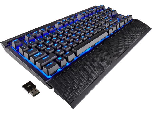 Corsair K63 Wireless Mechanical Gaming Keyboard, backlit Blue LED, Cherry MX Red - Quiet & Linear