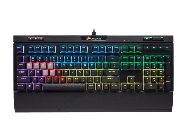 Corsair STRAFE RGB MK.2 Cherry MX Red Mechanical Gaming Keyboard with RGB LED Backlit - CH-9104110-NA