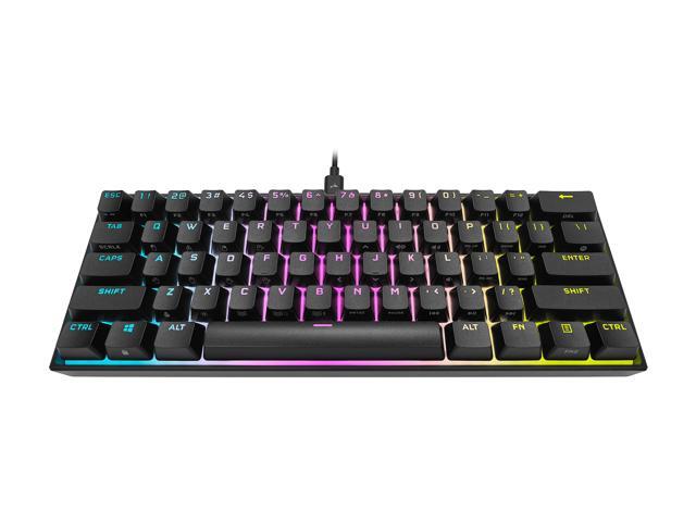 Corsair K65 RGB MINI 60% Mechanical Gaming Keyboard (Customizable Per-Key RGB Backlighting, CHERRY MX Speed Mechanical Keyswitches, Detachable USB...