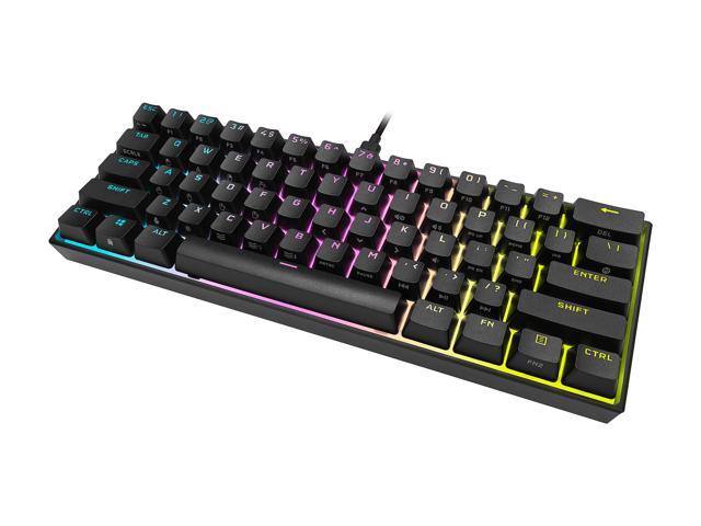 Corsair K65 RGB MINI 60% Mechanical Gaming Keyboard (Customizable Per-Key RGB Backlighting, CHERRY MX Speed Mechanical Keyswitches, Detachable USB...