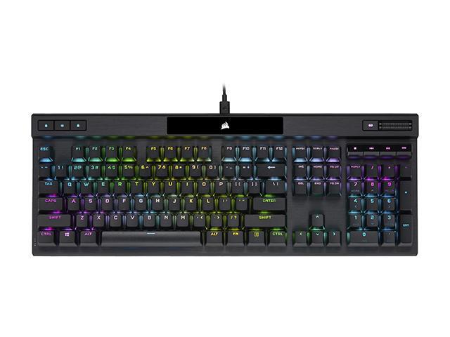CORSAIR - K70 RGB PRO Full-size Wired Mechanical Cherry MX Speed Linear Switch Gaming Keyboard with PBT Double-Shot Keycaps - Black - image 6