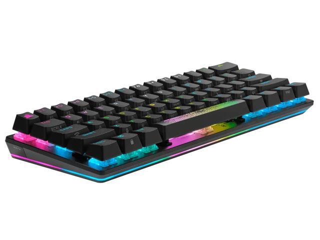 CORSAIR K70 PRO MINI WIRELESS RGB 60% Mechanical Gaming Keyboard, Backlit RGB LED, CHERRY MX Red Keyswitches, Black (CH-9189010-NA)