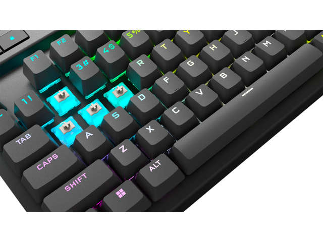 CORSAIR - K70 MAX RGB Magnetic-Mechanical Gaming Keyboard with PBT Double-Shot Keycaps - Steel Gray - image 11