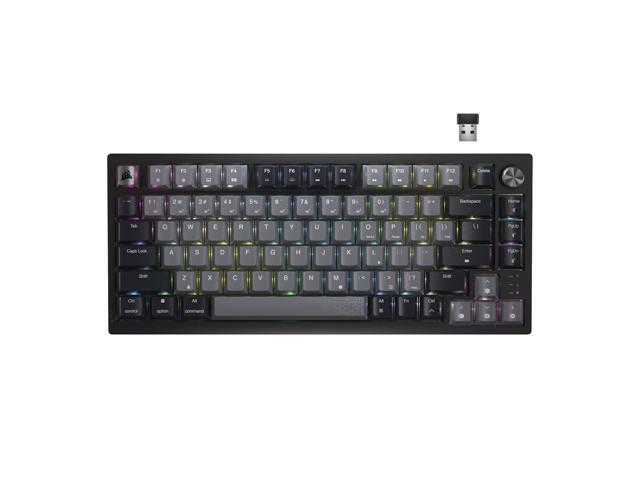 CORSAIR - K65 PLUS RGB 75% Wireless Mechanical Pre-Lubricated MLX Red Linear Switch Gaming Keyboard with Hot-Swappable Switches - Black/Gray - image 3