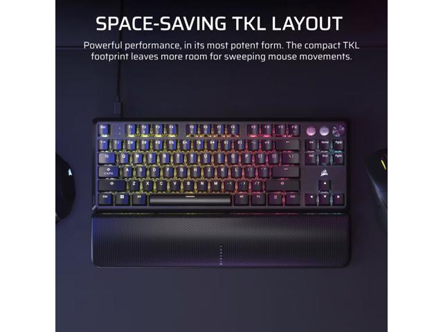 CORSAIR - K70 PRO TKL Wired Hall Effect Programmable Gaming Keyboard with Rapid Trigger - Black - image 7