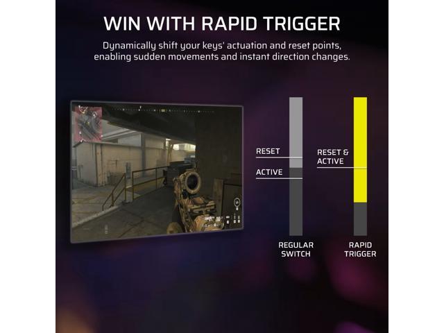 CORSAIR - K70 PRO TKL Wired Hall Effect Programmable Gaming Keyboard with Rapid Trigger - Black - image 8