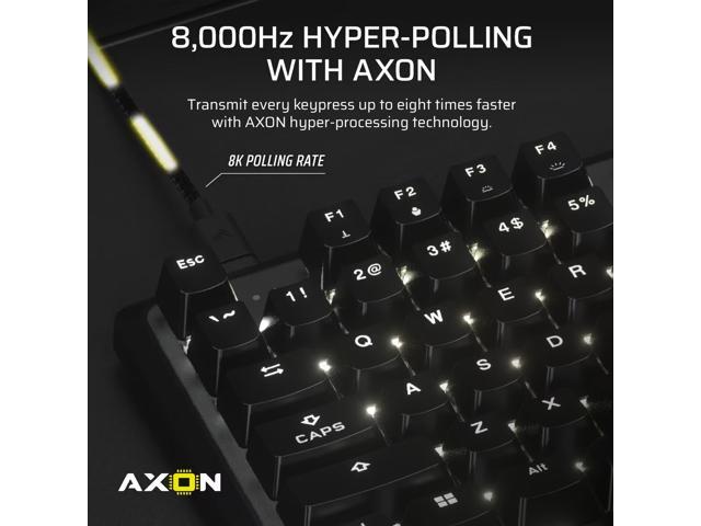 CORSAIR - K70 PRO TKL Wired Hall Effect Programmable Gaming Keyboard with Rapid Trigger - Black - image 9