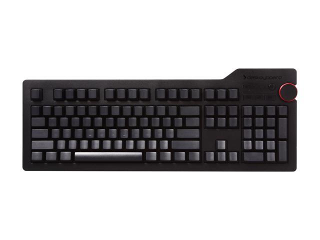 Das Keyboard 4 Ultimate DASK4ULTMBLU Black Wired Mechanical Keyboard with MX Blue Key Switches