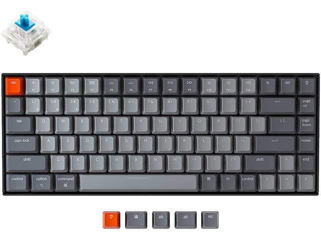 Keychron K2 V2 Keyboard - Gateron Blue - White LED