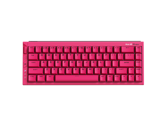 MCHOSE Ace68 Turbo 65% Aluminum Hall Effect Magnetic Switch Keyboard, 16K Polling, Wired - Berry Red