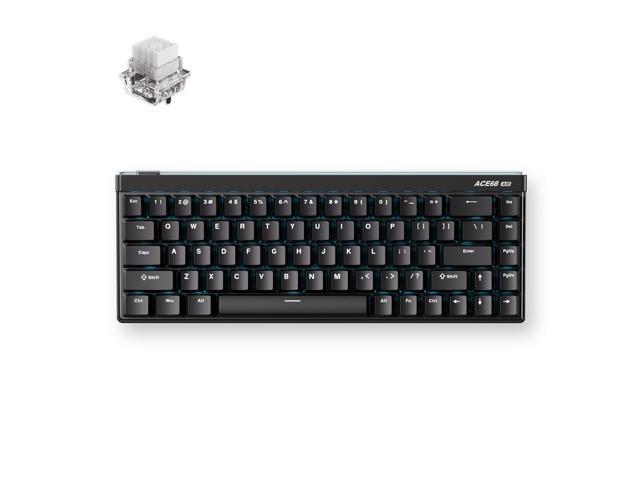 MCHOSE ACE 68 Air 65% Magnetic Switch Wired Gaming Keyboard, Rapid Trigger Hall Effect Keyboard with Adjustable Actuation Hot Swap RGB Snap Tap.