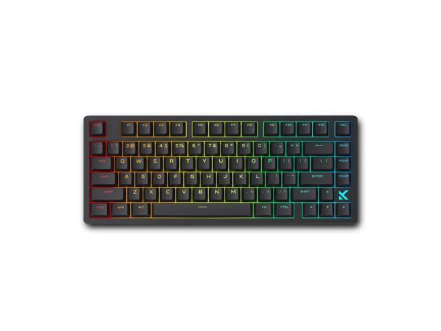 MCHOSE Jet 75 Rapid Trigger Keyboard 75% Percent, Hall Effect Black Gaming Keyboard, Wired RGB Custom Mechanical Keyboards with Magnetic Switch,.