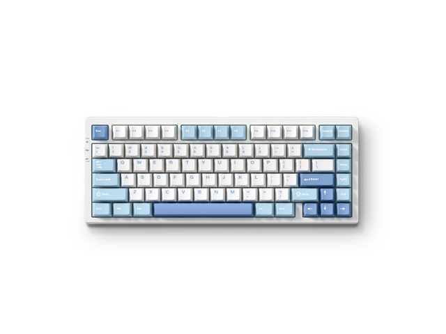 MCHOSE G75 PRO 75% Wireless Mechanical Keyboard, TKL Keyboards Tri-Mode BT5.0/2.4GHz/USB-C, Hot Swap Custom Creamy Keyboards Linear Switch, Double.