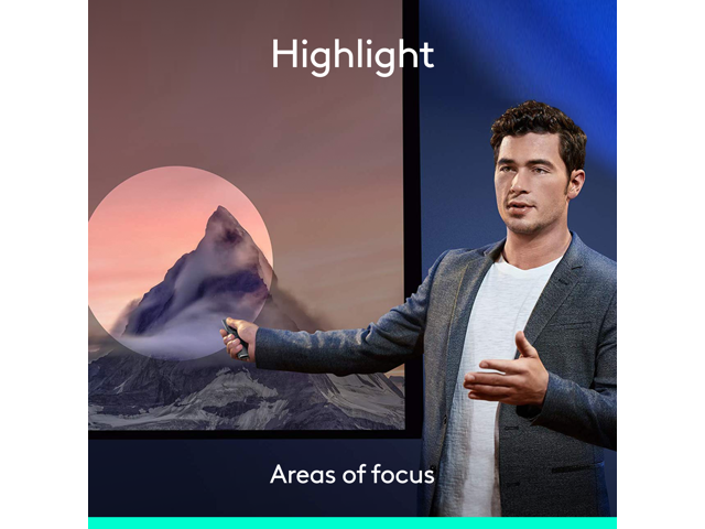 Logitech - Spotlight Presentation Remote with 100 ft Range and Quick Charging - Slate - image 3