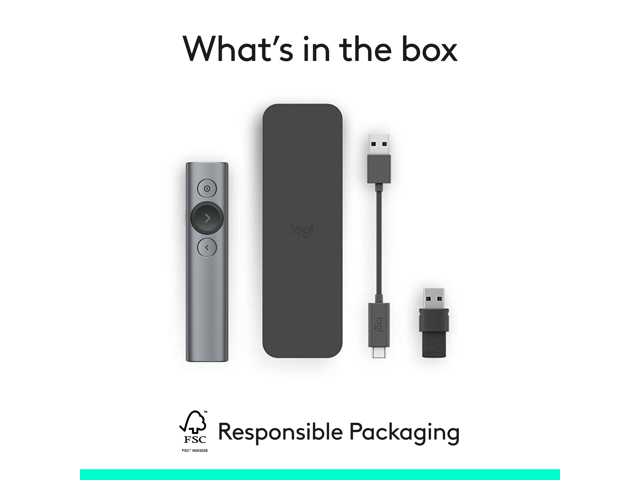 Logitech - Spotlight Presentation Remote with 100 ft Range and Quick Charging - Slate - image 9