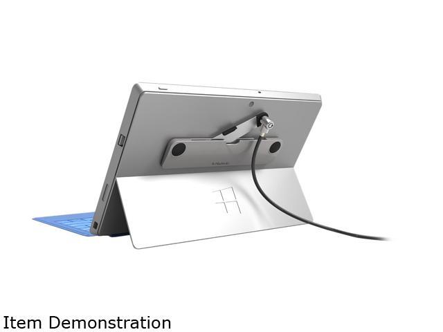 Compulocks Blade Universal Lock Slot Adapter with Keyed Cable Lock Silver