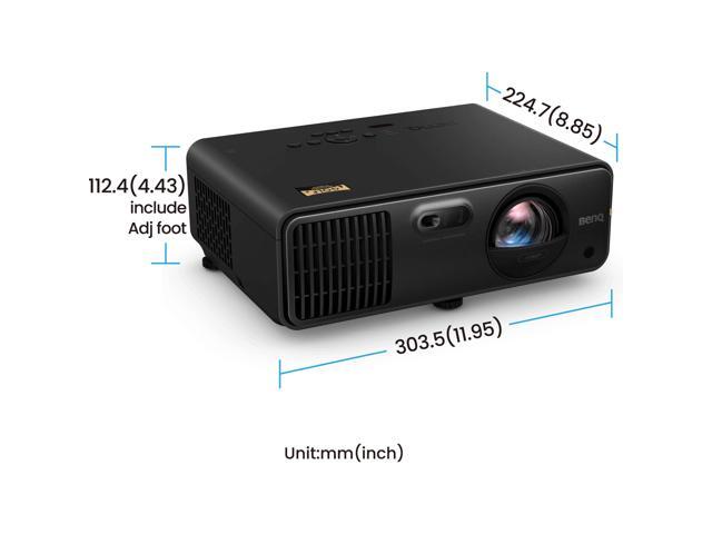 BenQ AH700ST 4000-Lumen Full HD Short-Throw Laser Projector - 4K Supportive - Black