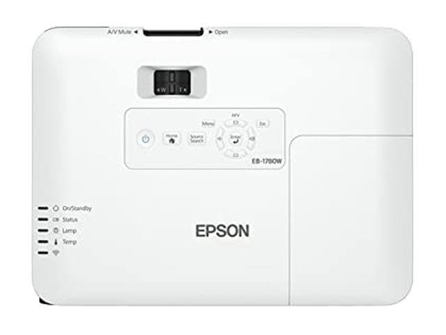 Epson PowerLite 1780W Wireless WXGA 3LCD Projector 3000 lumens, V11H795020