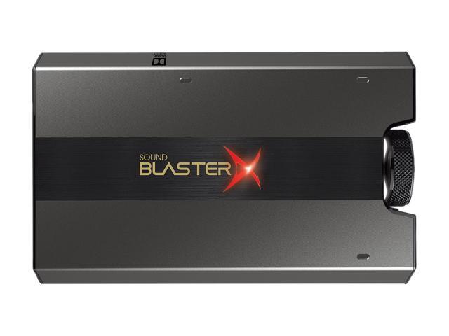 Creative Sound BlasterX G6 USB-C Hi-Res Gaming DAC and Sound Card with Xamp Headphone Bi-Amplifier for PC, PS5, Xbox and Nintendo Switch