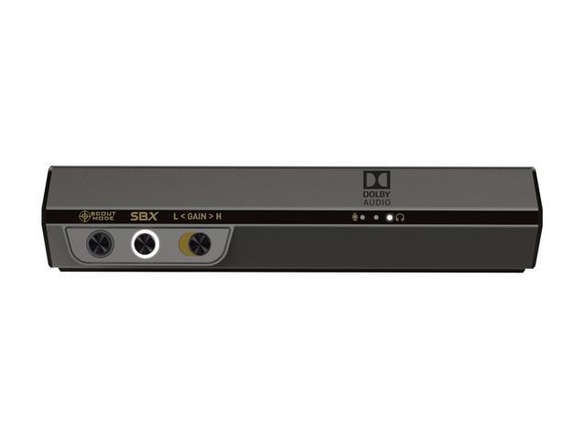 Creative Sound BlasterX G6 USB-C Hi-Res Gaming DAC and Sound Card with Xamp Headphone Bi-Amplifier for PC, PS5, Xbox and Nintendo Switch
