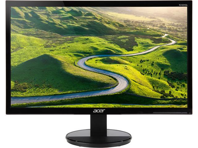 Acer K242HQL bid UM. UX2AA.001 23.6' Full HD 1920 x 1080 60 Hz D-Sub, DVI, HDMI LED Backlit Widescreen LCD Monitor