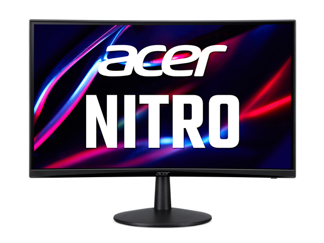 Acer ED240Q bi 24' (23.6' Viewable) Full HD Curved 1500R 1920x1080 75Hz Refresh rate 1ms response time AMD FreeSync Monitor, VGA, HDMI