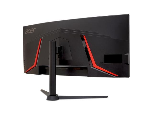 Acer - Nitro 34" LCD Curved QHD 180Hz 1ms FreeSync Gaming Monitor with HDR400 (DisplayPort, HDMI) - Black - image 8