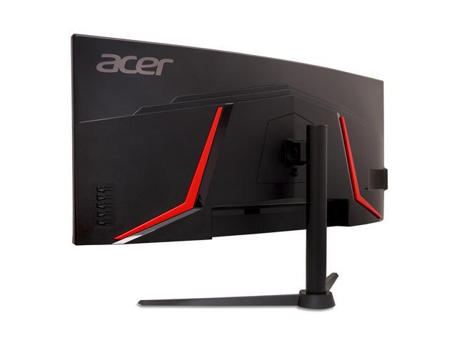 Acer - Nitro 34" LCD Curved QHD 180Hz 1ms FreeSync Gaming Monitor with HDR400 (DisplayPort, HDMI) - Black - image 9