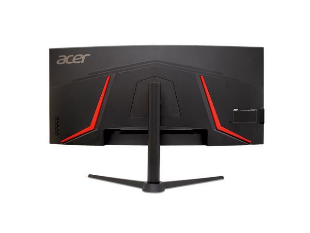 Acer - Nitro 34" LCD Curved QHD 180Hz 1ms FreeSync Gaming Monitor with HDR400 (DisplayPort, HDMI) - Black - image 10