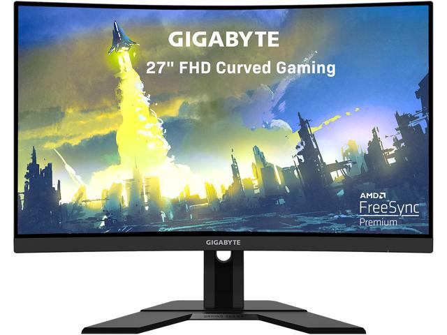 GIGABYTE G27FC A 27' 165Hz 1920 x 1080 1ms (MPRT), 91% DCI-P3, FreeSync Premium, 1 x Display Port 1.2, 2 x HDMI 1.4, 2 x USB 3.0 Curved Gaming Monitor