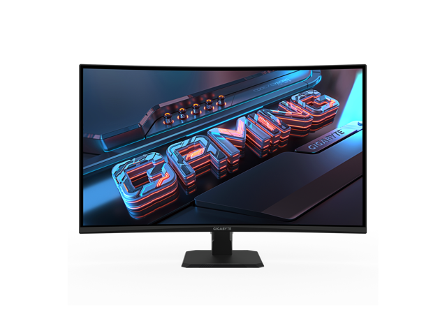 GIGABYTE - GS32QCA - 31.5" VA Curved Gaming Monitor - QHD 2560x1440 - Black - image 3
