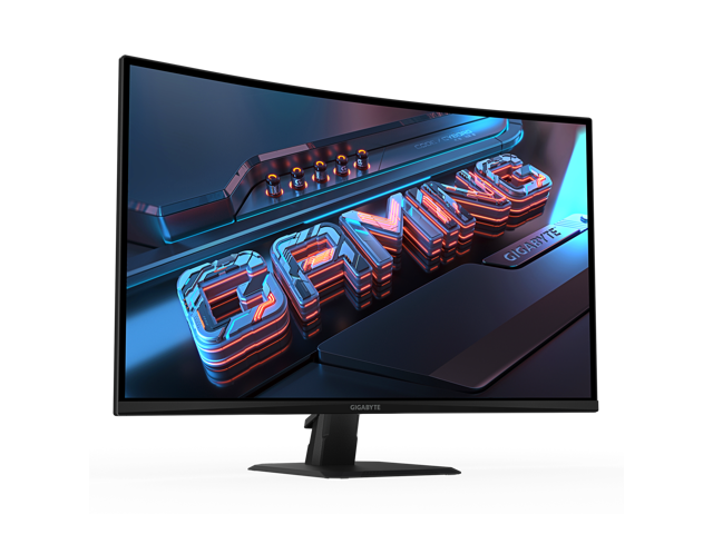GIGABYTE - GS32QCA - 31.5" VA Curved Gaming Monitor - QHD 2560x1440 - Black - image 6
