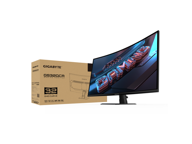 GIGABYTE - GS32QCA - 31.5" VA Curved Gaming Monitor - QHD 2560x1440 - Black - image 12