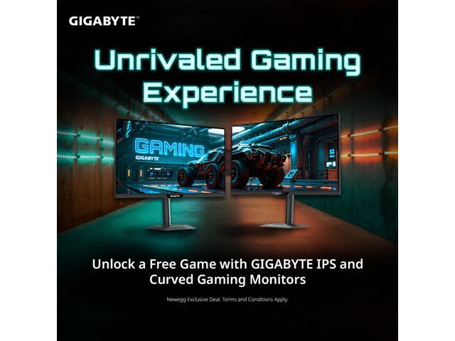 GIGABYTE - GS32QCA - 31.5" VA Curved Gaming Monitor - QHD 2560x1440 - Black - image 3