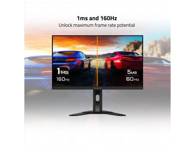 Open Box - GIGABYTE 27' UHD 4k 160Hz with AMD FreeSync Premium 1ms HDR400 USB-C KVM Gaming Computer Monitor with Height Adjustable and Tilt stand...
