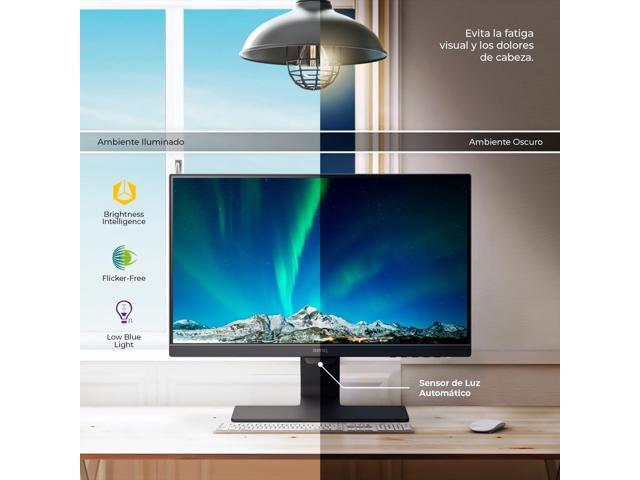 BenQ - GW2283 22" IPS LED 1080p 60Hz Monitor Optimized for Home & Office with Adaptive Brightness Technology (VGA/HDMI) - Black - image 9