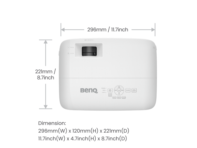 BenQ - TH575 1080p DLP Gaming Projector, 3800 Lumens, Enhanced Game Mode, Low Input Lag - White - image 10