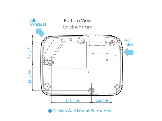 BenQ - TH575 1080p DLP Gaming Projector, 3800 Lumens, Enhanced Game Mode, Low Input Lag - White - image 11