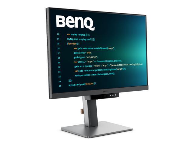 BenQ - RD240Q 24.1” IPS LED 16:10 WQXGA Advanced Coding Mode Programming Monitor (HDMI/DP/USB-C 90W) - Metallic Gray - image 3