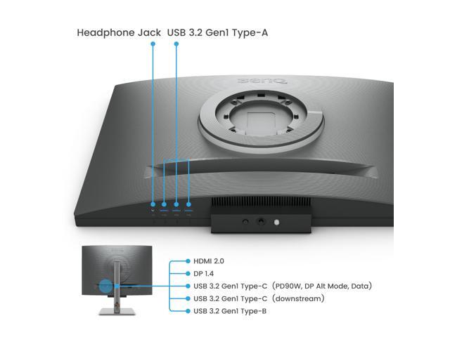 BenQ - RD280U 28.2” IPS LED 3:2 4K+ Advanced Coding Mode Programming Monitor with Backlight (HDMI/DP/USB-C 90W) - Metallic gray - image 10