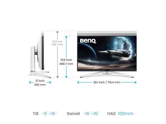 BenQ - EX321UX 31.5” IPS Mini LED HDR1000 Gaming Monitor (HDMI/DP/USB-C) - White - image 12
